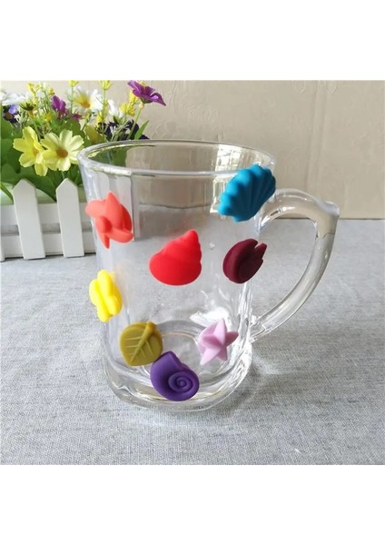 8 Adet Şarap Cam Işaretleyiciler Silikon Şarap Bardağı Tanımlayıcı Etiketleri Etiketleri Parti Bar Şampanya Martini Kokteyl Için Burcu (Yurt Dışından) fırsatları