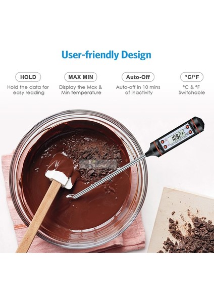 Mutfak Gıdalar Termometre Et Su Süt Fırın Dijital Sıcaklık Ölçme Aracı Sensör Metre Termokupl Ev Termometresi (Yurt Dışından) modelleri