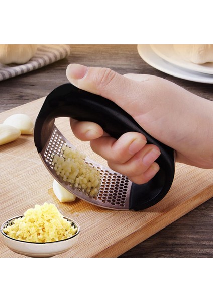 Siyah Stil Sarımsak Presleri Öğütücü Soyucu Dilimleme Chopper Çok Fonksiyonlu Manuel Paslanmaz Çelik Kesici Mutfak Gadget Pişirme Aracı (Yurt Dışından) modelleri
