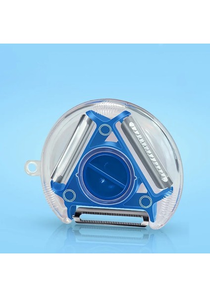 Mavi Stil Magic Trio Soyucu Set Dilimleme Paslanmaz Çelik Soyucu Parçalayıcı Jülyen Kesici Çoklu Soyma Bıçağı Zesters Rende Mutfak Aleti (Yurt Dışından)