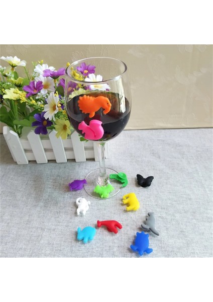 Çeşitli Renk Stili 3X1.5X1CM Silikon Şarap Cam Işaretleyiciler Deniz Hayvanları ve Kara Hayvanları Şarap Tanımlayıcı Içme Kupası Işareti Mutfak Dekoru Aracı Aksesuarları (Yurt Dışından) modelleri