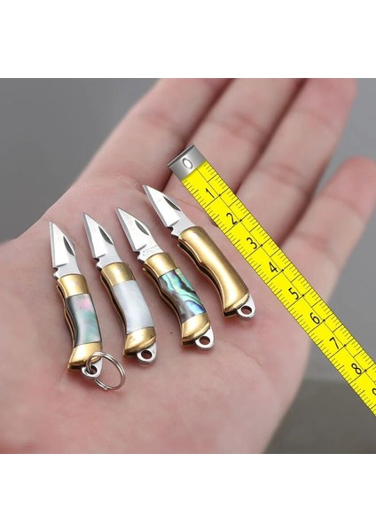 YJ14-M02 Stili Mıni Güzel Kabuk Kolye Katlanır Bıçak Bıçağı Mini Cep Cüzdan Anahtarlık Bıçaklar Survival Edc Aracı Kesici Soyucu Dropship (Yurt Dışından) modelleri
