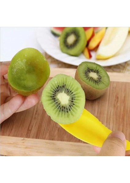 Et Sebze Meyve Alet Kivi Kazma Kaşığı Kepçe Plastik Meyve Bıçağı Dilimleme Soyucu Kesici Mutfak Aletleri (Yurt Dışından) modelleri