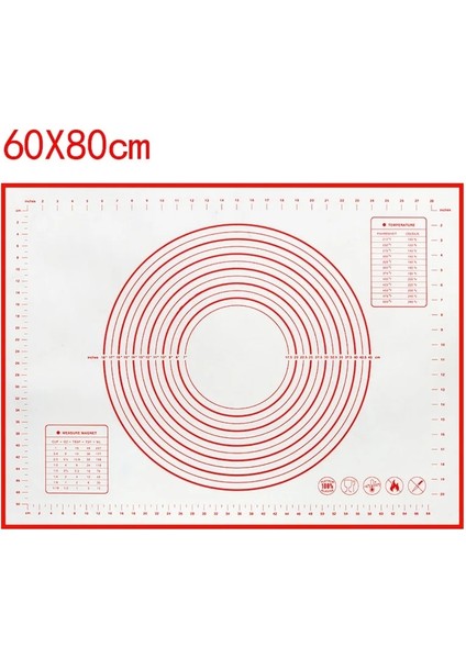 Kumral Tarzı Silikon Pişirme Paspasları Yapışmaz Yüzey Haddeleme Hamur Pedi Ölçekli Mutfak Pişirme Pasta Levhası Büyük Mutfak Aletleri Araçları (Yurt Dışından)
