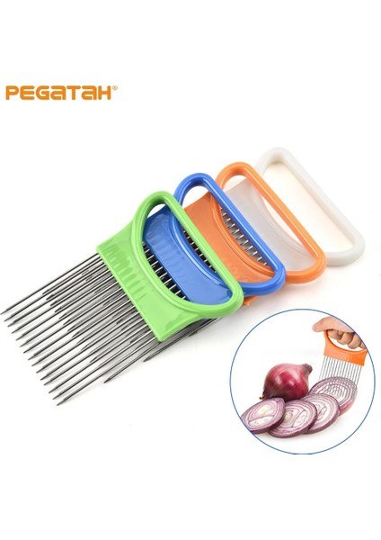 Ycz-B Tarzı Paslanmaz Çelik Soğan El Basit Dilimleme Meyve Sebze Kesici Patates Mutfak Alet Çubuğu Aksesuarları (Yurt Dışından) fırsatları
