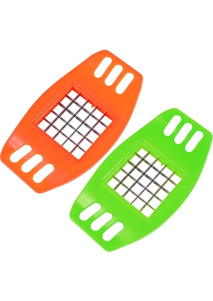 Rastgele Renk Stili Paslanmaz Çelik Sebze Patates Dilimleme Kesici Chopper Cips Yapma Aracı Patates Kızartması Kesme Aracı Mutfak Aksesuarları (Yurt Dışından)