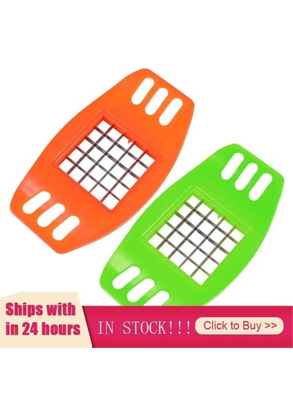 Rastgele Renk Stili Paslanmaz Çelik Sebze Patates Dilimleme Kesici Chopper Cips Yapma Aracı Patates Kızartması Kesme Aracı Mutfak Aksesuarları (Yurt Dışından) indirimleri