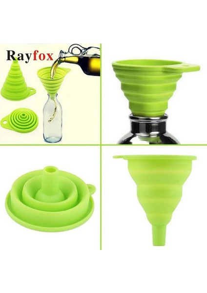 Rastgele Renk 1 Adet Tarzı Kitchen Accessories Silicone Folding Funnel Mini Oil Liquid Dispensing Deflector Tools Collapsible Style Hopper Kitchen Gadgets (Yurt Dışından) indirimleri