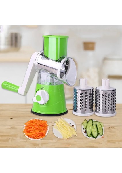 Mavi Stil Mutfak Rendesi Sebze Dilimleyici Doğrayıcı Manuel Işlemci Çok Işlevli Rende Gıda Friut Patates Spiralizer Kesici (Yurt Dışından)