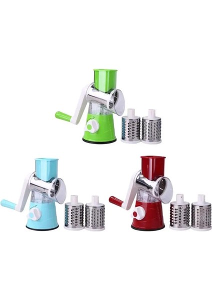 Mavi Stil Mutfak Rendesi Sebze Dilimleyici Doğrayıcı Manuel Işlemci Çok Işlevli Rende Gıda Friut Patates Spiralizer Kesici (Yurt Dışından)