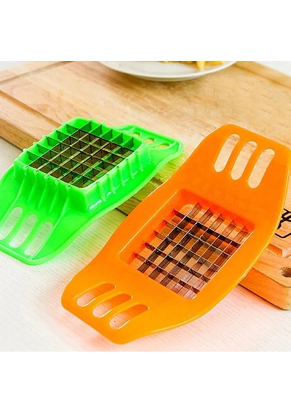Rastgele Stil Ractical Mutil Patates Dilimleme Kesici Fransız Fry Chopper Patates Ev Kesme Mutfak Aletleri Mutfak Sebze Faydalı T (Yurt Dışından)