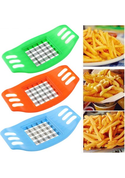 Rastgele Stil Ractical Mutil Patates Dilimleme Kesici Fransız Fry Chopper Patates Ev Kesme Mutfak Aletleri Mutfak Sebze Faydalı T (Yurt Dışından) fiyatları