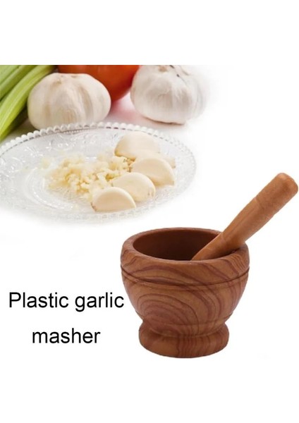 Granitik Desen Stili 1 Adet Granit Tahıl Sarımsak Ezici Reçine Beyaz Granit Taşlama Kase Sarımsak Presi Ot Biber Karıştırma Potu Mutfak Aracı (Yurt Dışından) fırsatları