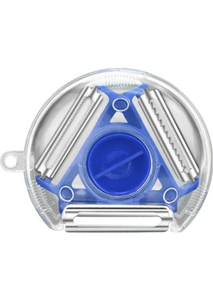 Mavi Stil Soyucu Multi Üçlü Soyucu Set Dilimleyici Paslanmaz Çelik Soyucu Parçalayıcı Jülyen Kesici Çoklu Soyucu Bıçak Zesters Rende Mutfak Aleti (Yurt Dışından)