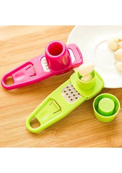 Yeşil Stil Çok Işlevli Sarımsak Presi Yaratıcı Sarımsak Öğütücü Sarımsak Ezici Ev Sarımsak Ezmesi Mutfak Artefakt Mutfak Aksesuarları (Yurt Dışından) indirimleri
