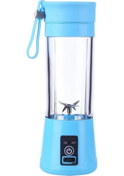 Mavi Elektrik Tarzı 800ML Taşınabilir Mikser USB Blender El Sıkacağı Makinesi Smoothie Mini Mutfak Robotu Blender Meyve Sıkacağı Fincan Ev Için (Yurt Dışından)