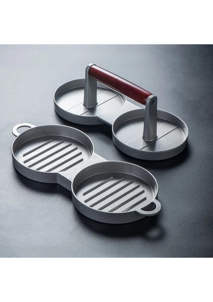 12CM Alaşım Hamburger Makinesi Hamburger Presi Yuvarlak Şekil Yapışmaz Şef Pirzola Hamburger Et Sığır Izgara Burger Presi Patty Maker Kalıp (Yurt Dışından) fırsatları