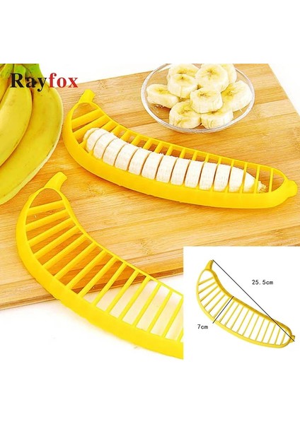 1 Adet Muz Kesici Tarzı Mutfak Sebze Meyve Soyucu Lahana Dilimleme Bıçağı Kesici Elma Patates Parçalayıcı Salata Pişirme Aracı Mutfak Alet Aksesuarları (Yurt Dışından)