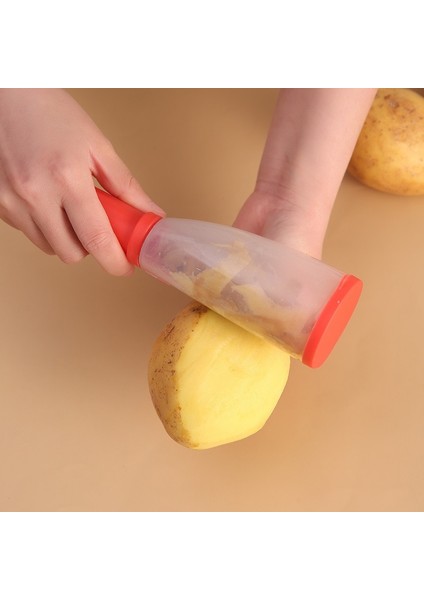 Yeşil Stil Soyucu Saplı Rulo Cilt Tüpü Saklama Kutusu Elma Havuç Salatalık Paslanmaz Çelik Çok Fonksiyonlu Depolama Tipi Soyma Bıçağı (Yurt Dışından) fiyatları