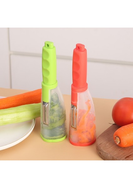 Yeşil Stil Soyucu Saplı Rulo Cilt Tüpü Saklama Kutusu Elma Havuç Salatalık Paslanmaz Çelik Çok Fonksiyonlu Depolama Tipi Soyma Bıçağı (Yurt Dışından) modelleri