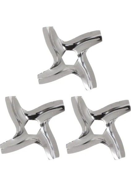 50LF 3 Adet Paslanmaz Çelik Metal Kıyma Makinesi Parçaları 4 Bıçaklı Altıgen Kıyma Bıçağı (Yurt Dışından) modelleri