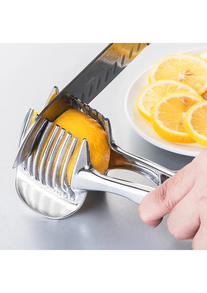 Dilimleme Limon Patates Sabit Dilimleme Aracı Domates Soğan Anti-Kesme El Paslanmaz Çelik Meyve Bıçağı Mutfak Mükemmel Dilimleme Kesme (Yurt Dışından) modelleri
