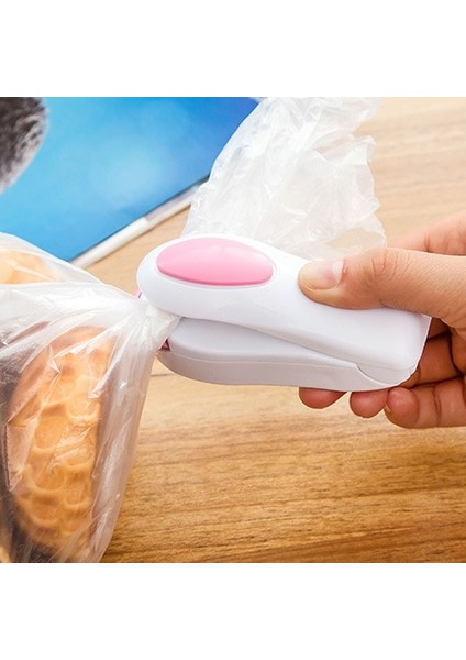 Beyaz Stil Mini Taşınabilir Gıda Klip Isı Yapıştırma Makinesi Ev Aperatif Çanta Mühürleyen Mutfak Mühürleyen Eşyaları Gadget Öğe Mutfak Aksesuarları Araçları (Yurt Dışından)