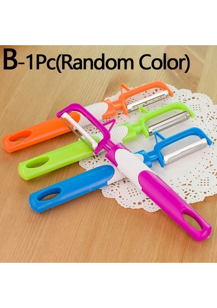 B-1pc Stili 1 Adet Sebze Meyve Patates Soyucu Kesici Ev Paslanmaz Çelik Gadget Soyma Taşınabilir Ev Mutfak Gereçleri Aksesuarları Sıcak (Yurt Dışından)