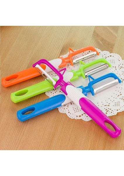 B-1pc Stili 1 Adet Sebze Meyve Patates Soyucu Kesici Ev Paslanmaz Çelik Gadget Soyma Taşınabilir Ev Mutfak Gereçleri Aksesuarları Sıcak (Yurt Dışından) fiyatları