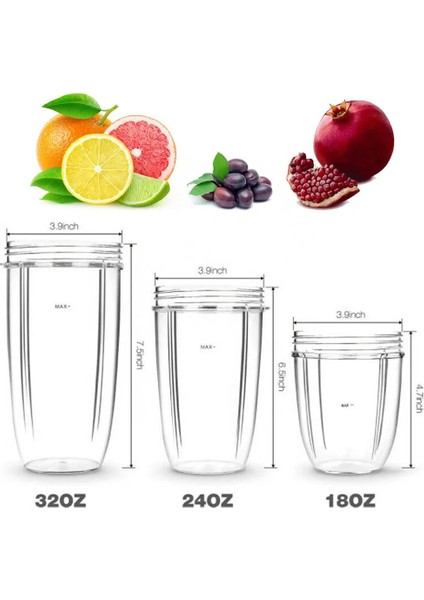 Spor Kapak Stili Oz Elektrikli Meyve Sıkacağı Fincan Kupa Nutribullet 900W 600W Yedek Mermi Sıkacağı Ev Restoran Bar Sıkacağı Kupası (Yurt Dışından)