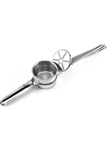 KN16418H01 Stili Paslanmaz Çelik El Manuel Sıkacağı Patates Püresi Makinesi Meyve El Basın Limon Kireç Meyve Presleme Sıkacağı Mutfak Gereçleri (Yurt Dışından) fırsatları