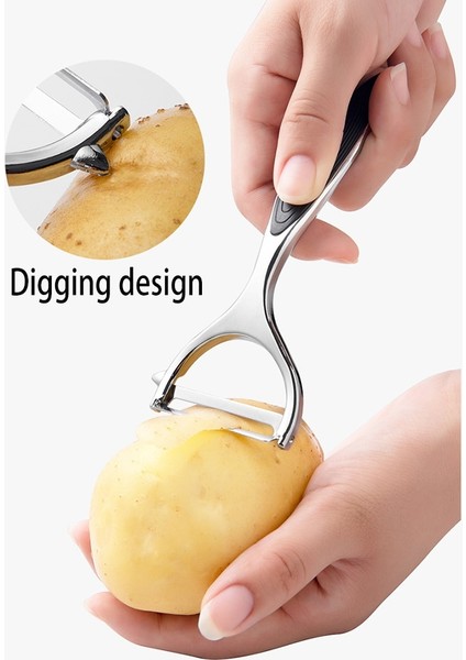 Bir Stil Dilimleyici Parçalayıcı Soyucu Kesici Çok Kabuğu Paslanmaz Rende Mutfak Gereçleri Üçlü Soyucu Seti (Yurt Dışından) indirimleri