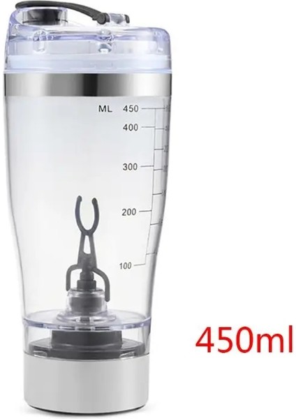 450 ml Stil 450MLML Açık Taşınabilir Elektrikli Protein Tozu Karıştırma Kupası Akülü Otomatik Çalkalayıcı Şişe Karıştırma Karıştırıcı (Yurt Dışından)