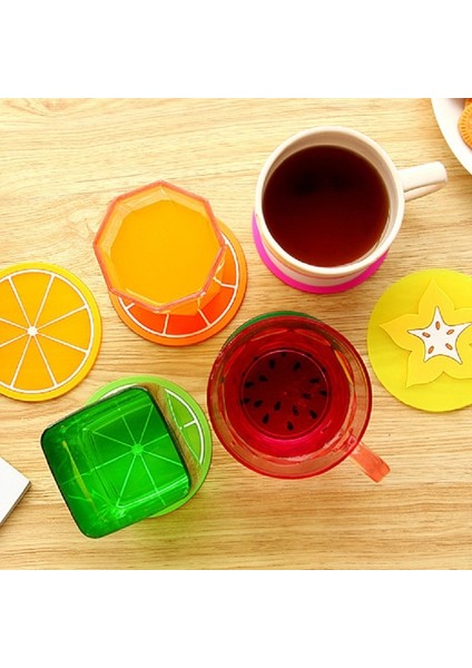 Karpuz Tarzı Mutfak Aletleri Silikon Bardak Altlığı Yaratıcı Meyve Tarzı Isıya Dayanıklı Placemat Sevimli Meyve Içecek Masa Mat Mutfak Aksesuarları (Yurt Dışından) fiyatları