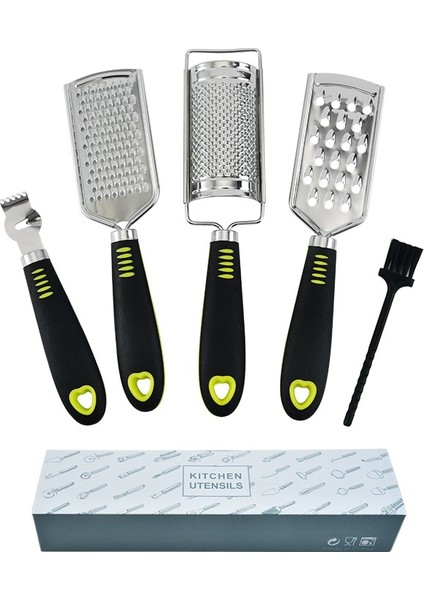 Kutu Stili ile 4 Adet Paslanmaz Çelik Sebze Rendesi Çok Amaçlı Sebze Dilimleme Doğrayıcı Kesici Havuç Patates Sarımsak Zencefil Rende Mutfak Aletleri (Yurt Dışından) fiyatları