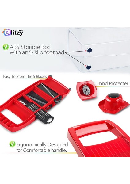 Yeşil Renk Stili Sebze Kesici Mandoline Çok Dilimleme Meyve Soyucu Patates Peynir Rende Doğrayıcı Mutfak Kesme Aksesuarları Araçları (Yurt Dışından) fırsatları