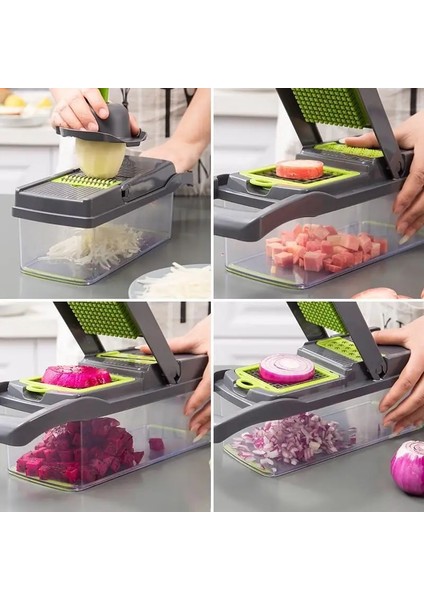 Kırmızı Stil 2 Stili Mutfak Alet Aksesuarları Çok Fonksiyonlu Sebze Meyve Kesici Dilimleyici Rende Öğütücüler Cocina Accesorios De Cocina Utensilios (Yurt Dışından) fiyatları