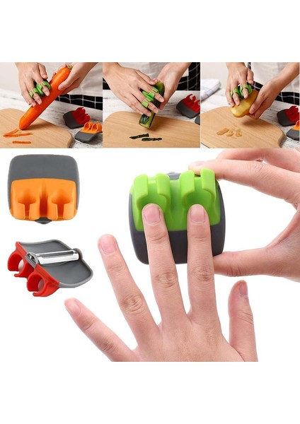Turuncu Tarzı Dayanıklı Palm Sebze Soyucu Keskin Bıçak Parmak Patates Soyucu Rahat Kauçuk Parmak Kavrama ile Palm Soyucu Havuç Dropship (Yurt Dışından) fiyatları