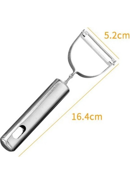 Item8 1 Adet Tarzı Paslanmaz Çelik Soyucu Sebze Salatalık Havuç Meyve Patates Çift Planya Rende Planya Mutfak Aksesuarları Mutfak Gadget'ı (Yurt Dışından)