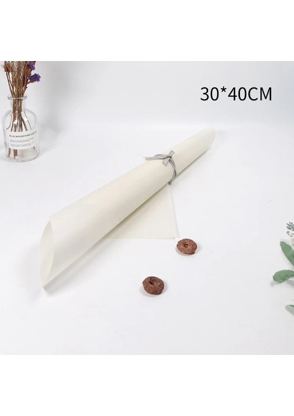 Beyaz 30X40 cm Stili Mutfak Aksesuarları Yeniden Kullanılabilir Pişirme Matı Yüksek Sıcaklığa Dayanıklı Pasta Yağlı Kağıt Pedi Yapışmaz Barbekü Araçları Ev Mutfak Aletleri (Yurt Dışından)