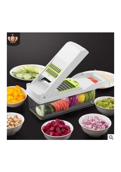 Beyaz Stil Sebze Kesici Mutfak Aksesuarları Manuel Mutfak Robotları Manuel Dilimleyici Meyve Kesici Patates Soyucu Havuç Peynir Rendesi (Yurt Dışından)