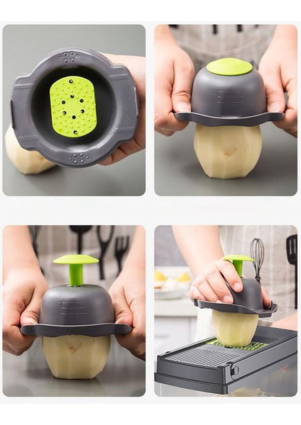 Beyaz Stil Sebze Kesici Mutfak Aksesuarları Manuel Mutfak Robotları Manuel Dilimleyici Meyve Kesici Patates Soyucu Havuç Peynir Rendesi (Yurt Dışından) modelleri