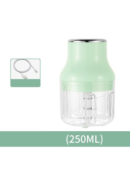 AGN250ML Stili Çok Fonksiyonlu Elektrikli Sebze Kesici Dilimleme Meyve Doğrayıcı Sarımsak Kırıcı Pres Kıyma Makinesi USB Şarj Edilebilir Patates Ezici (Yurt Dışından)