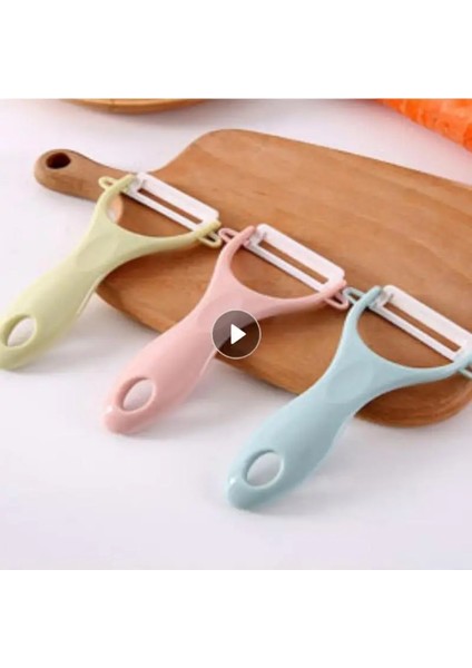 Mavi Stil Sebze Meyve Patates Soyucu Kesici Ev Seramik Gadget Soyma Taşınabilir Ev Mutfak Aletleri Aksesuarları Alet Malzemeleri (Yurt Dışından) indirimleri