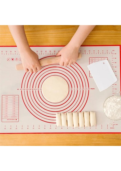 30X40CM Pembe Stil Silikon Pişirme Paspasları Levha Pizza Hamur Yapışmaz Maker Tutucu Pasta Mutfak Aksesuarları Pişirme Araçları Gereçler Bakeware Aletler (Yurt Dışından) modelleri