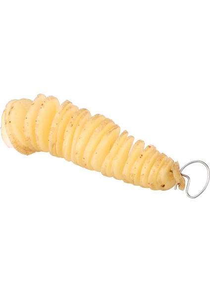 Rastgele Renk 3pc Stili Paslanmaz Çelik + Plaststring Döndür Patates Dilimleme Bükülmüş Patates Dilim Kesici Spiral Dıy Manuel Yaratıcı Mutfak Gadge (Yurt Dışından) indirimleri
