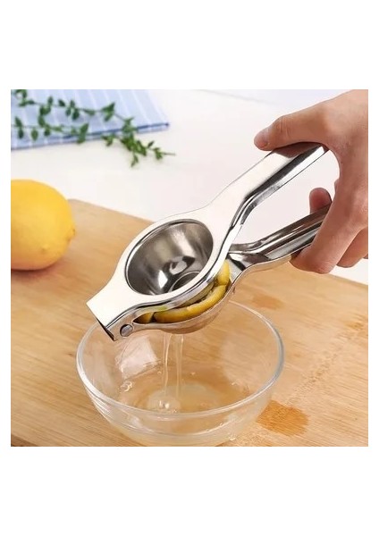 Gümüş Tarzı Taşınabilir Limon Portakal Manuel Meyve Suyu Paslanmaz Çelik Mutfak Aksesuarları Araçları Narenciye Ham El Sıkıştırılmış Meyve Suyu Makinesi (Yurt Dışından)