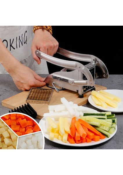 1 Adet Rastgele Stil Manuel Patates Kesici Patates Kızartması Dilimleme Patates Cipsi Makinesi Et Doğrayıcı Dicer Kesme Makinesi Araçları Mutfak Aksesuarları Için (Yurt Dışından)