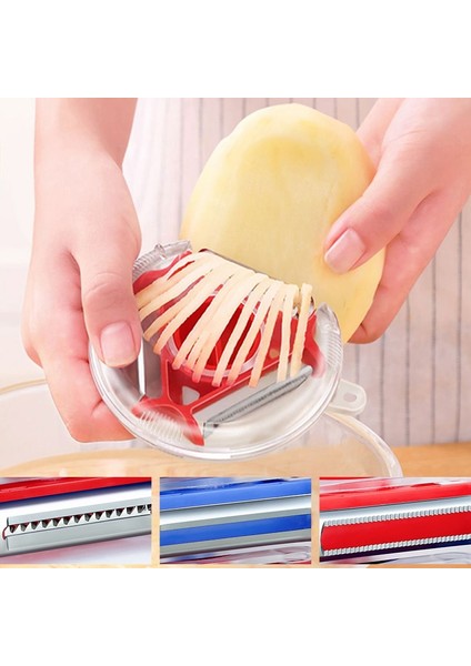 Yeşil Stil Magic Trio Soyucu Set Dilimleme Paslanmaz Çelik Soyucu Parçalayıcı Jülyen Kesici Çoklu Soyma Bıçağı Zesters Rende Mutfak Aleti (Yurt Dışından) fiyatları