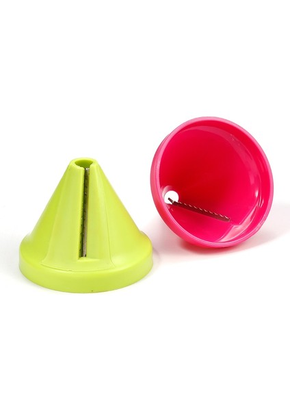 Yeşil Stil Sebze Meyve Spiral Dilimleme Aksesuarları Kesilmiş Patates Patates Soyucu Gadget Huni Parçalamak Pişirme Salata Turp Kesici Mutfak Gereçleri (Yurt Dışından)